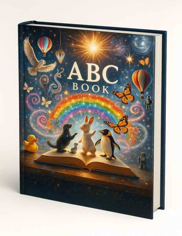 The ABC Full Alphabet Book book cover
